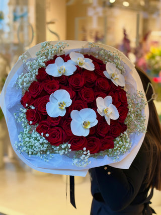 Bouquet – Rouge Orchidée